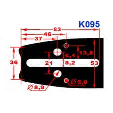 Шина Oregon 15"; 0,325; 1,3мм (150MLBK095)